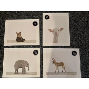 Animal Prints by Sharon Montrose / Animal Print Shop - NEW IN PLASTIC - 4 Prints